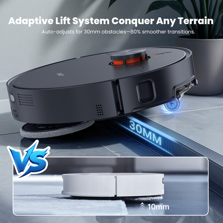 Jonr X1 Max Robot Vacuum and Mop | LiDAR Navigation | Self-Empty & Auto Mop Wash