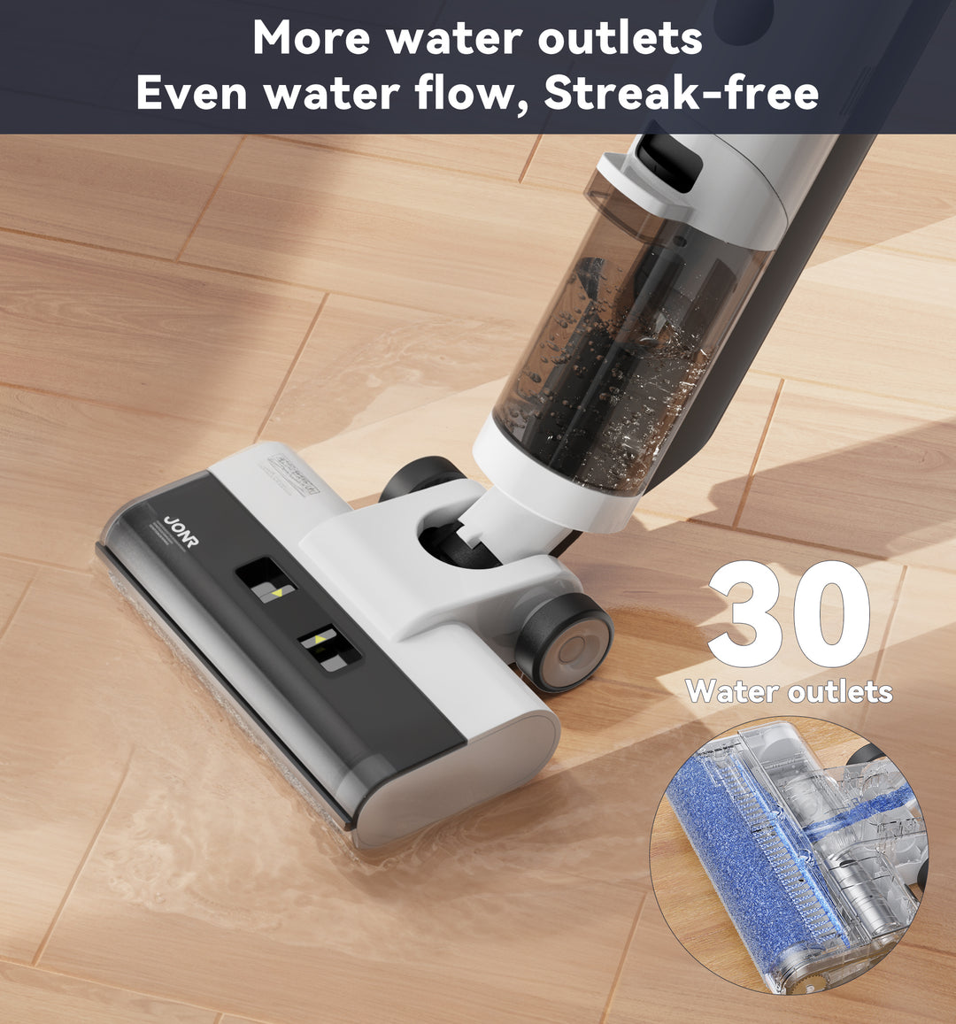 JONR ED12 Cordless Wet Dry Vacuum Cleaner