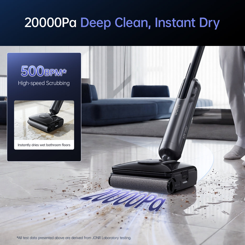 JONR H2 Pro スティッククリーナー本体 JONR H2 Pro Warm-Water Wet Dry Vacuum, 20,000Pa Self-Cleaning Hard Flo