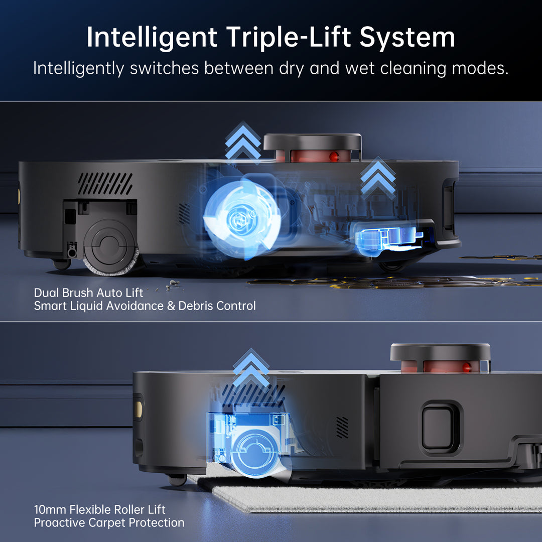 JONR X9 Pro Robot Vacuum & Mop with Mop-Wash Air-Dry Dock