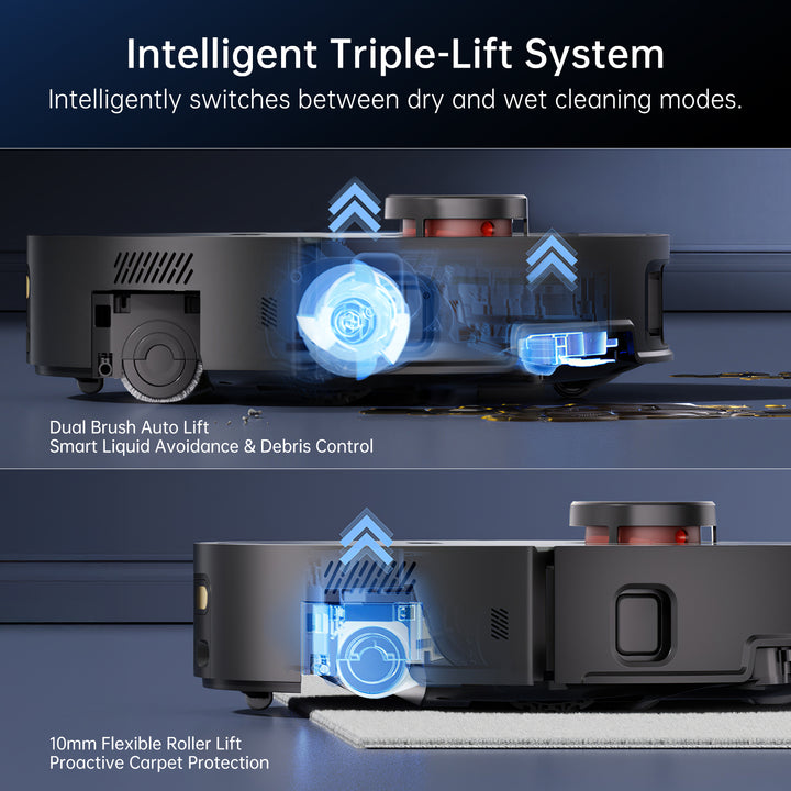 JONR X9 Pro Robot Vacuum & Mop with Mop-Wash Air-Dry Dock