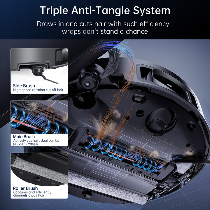 JONR X9 Pro Robot Vacuum & Mop with Mop-Wash Air-Dry Dock