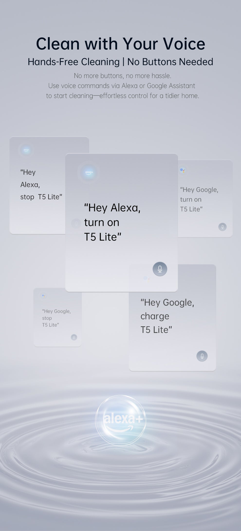 JONR T5 Lite Robot Vacuum & Mop with Mop-Wash Air-Dry Dock, Dual Rotating Mops, LDS Navigation, 4L+4L Tanks, 4,000Pa Suction, Auto Mop Lift, 2600mAh, 130-min Runtime