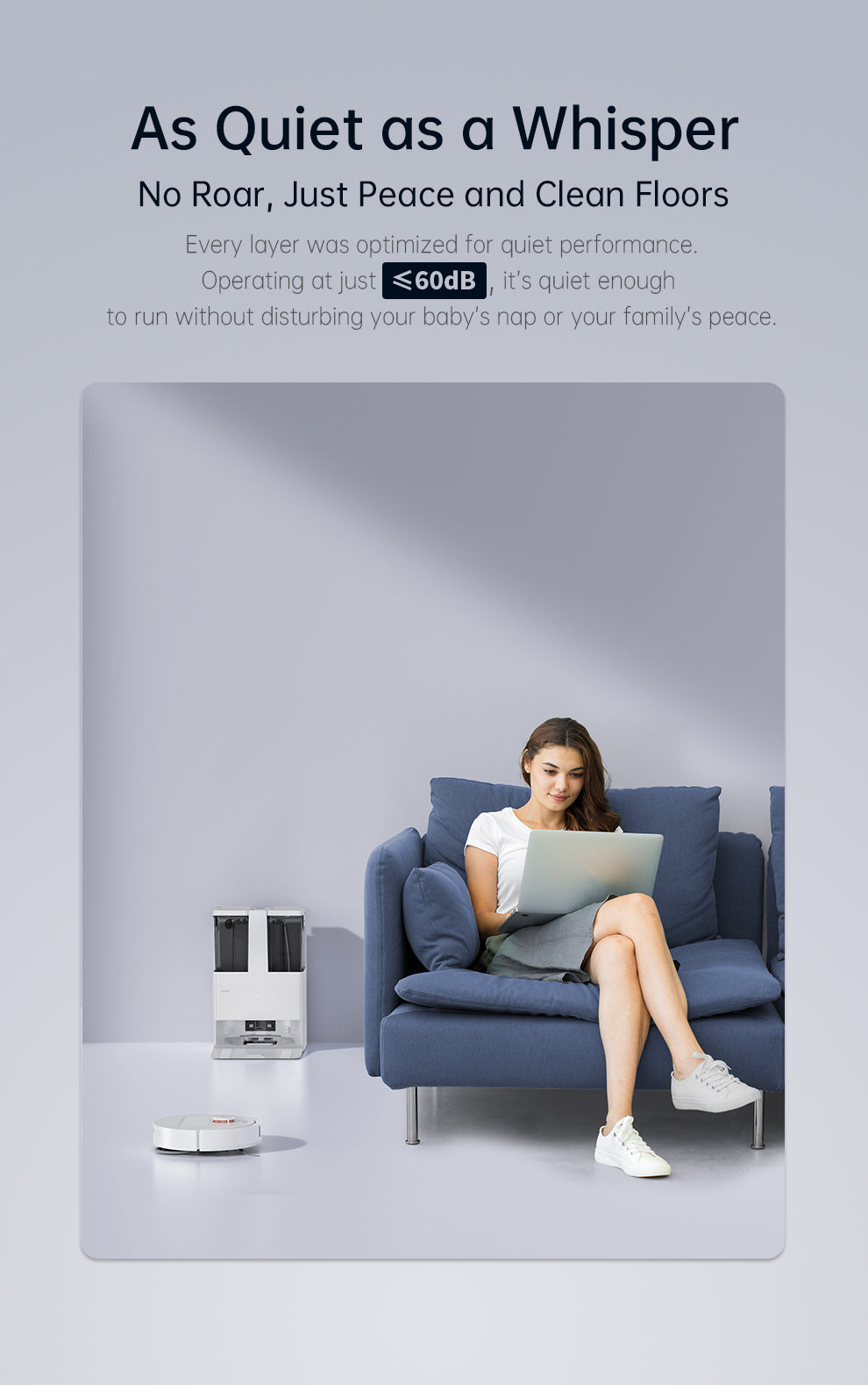 JONR T5 Lite Robot Vacuum & Mop with Mop-Wash Air-Dry Dock, Dual Rotating Mops, LDS Navigation, 4L+4L Tanks, 4,000Pa Suction, Auto Mop Lift, 2600mAh, 130-min Runtime