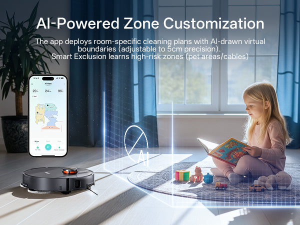 Jonr X1 Max Robot Vacuum and Mop | LiDAR Navigation | Self-Empty & Auto Mop Wash
