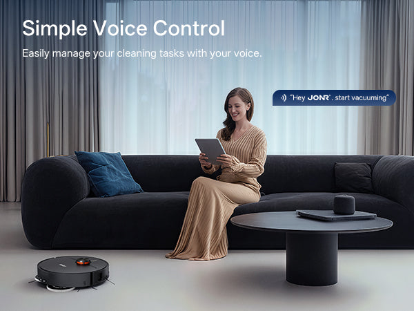 Jonr X1 Max Robot Vacuum and Mop | LiDAR Navigation | Self-Empty & Auto Mop Wash