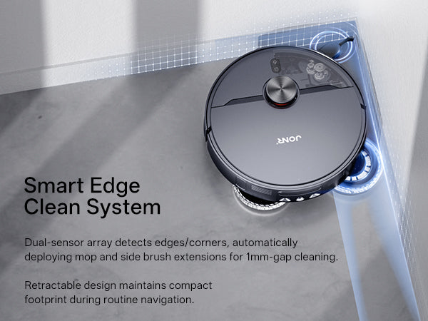Jonr X1 Max Robot Vacuum and Mop | LiDAR Navigation | Self-Empty & Auto Mop Wash