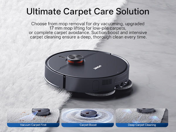 Jonr X1 Max Robot Vacuum and Mop | LiDAR Navigation | Self-Empty & Auto Mop Wash