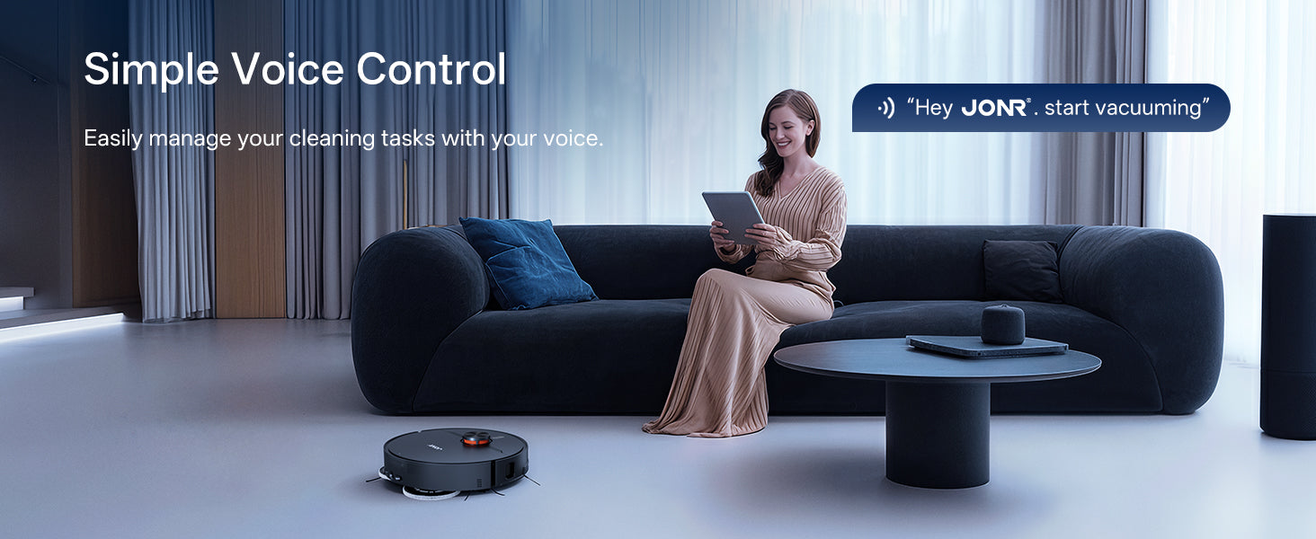 Jonr X1 Max Robot Vacuum and Mop | LiDAR Navigation | Self-Empty & Auto Mop Wash
