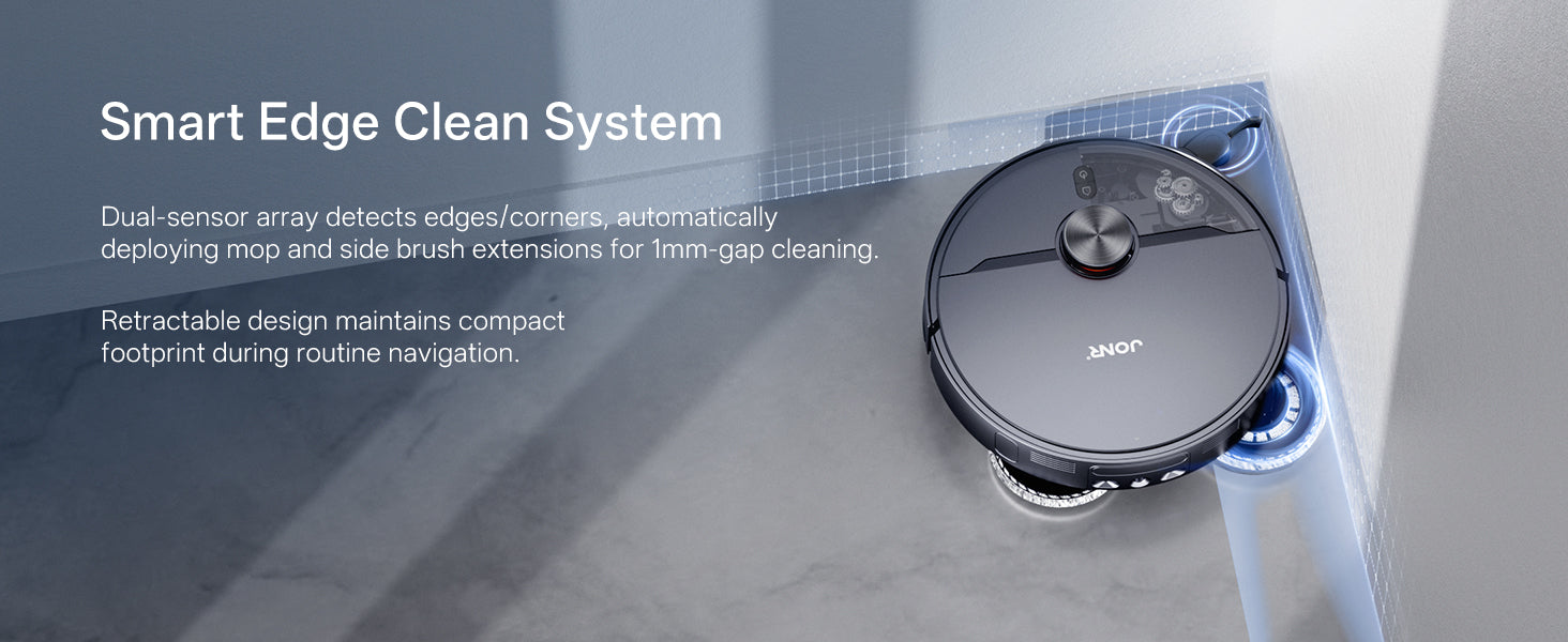 Jonr X1 Max Robot Vacuum and Mop | LiDAR Navigation | Self-Empty & Auto Mop Wash