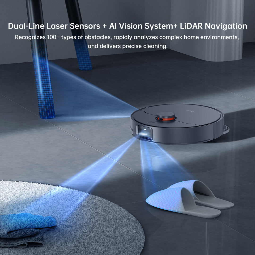 Jonr X1 Max Robot Vacuum and Mop | LiDAR Navigation | Self-Empty & Auto Mop Wash