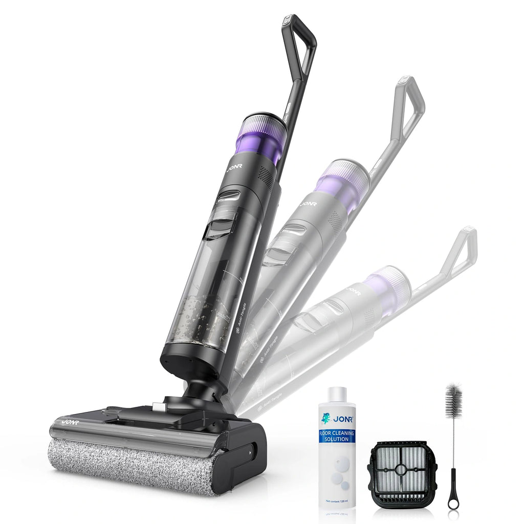 JONR ED12 Pro Max 17,000Pa Wet Dry Vacuum, 180° Lie-Flat Hot-Water Flo
