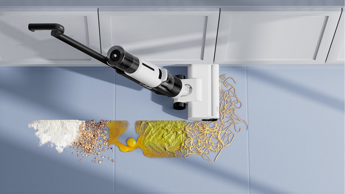 JONR ED12 Lite cleaning wet and dry spills on hard floor