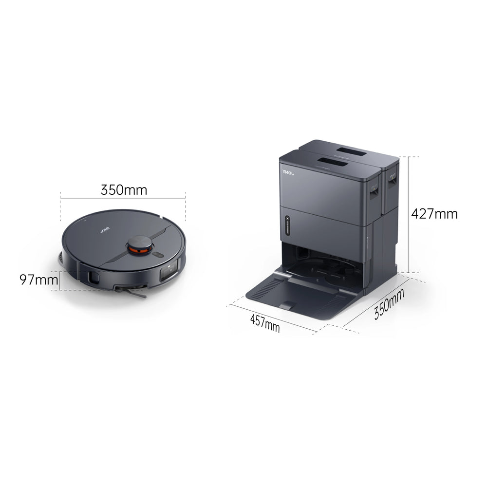 Jonr X1 Max Robot Vacuum and Mop | LiDAR Navigation | Self-Empty & Auto Mop Wash